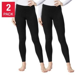32 Degrees Women's Heat Pant Base Layer 2-pack